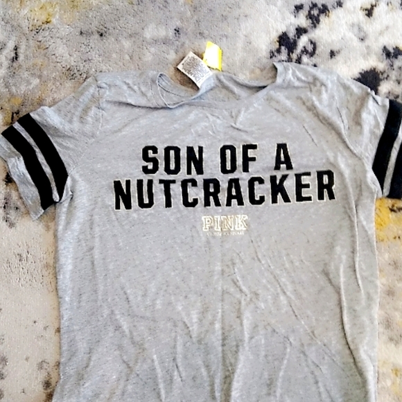 Victoria secret Pink shirt SZ medium color gray - Picture 1 of 3